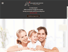 Tablet Screenshot of casagrandefamilydentistry.com